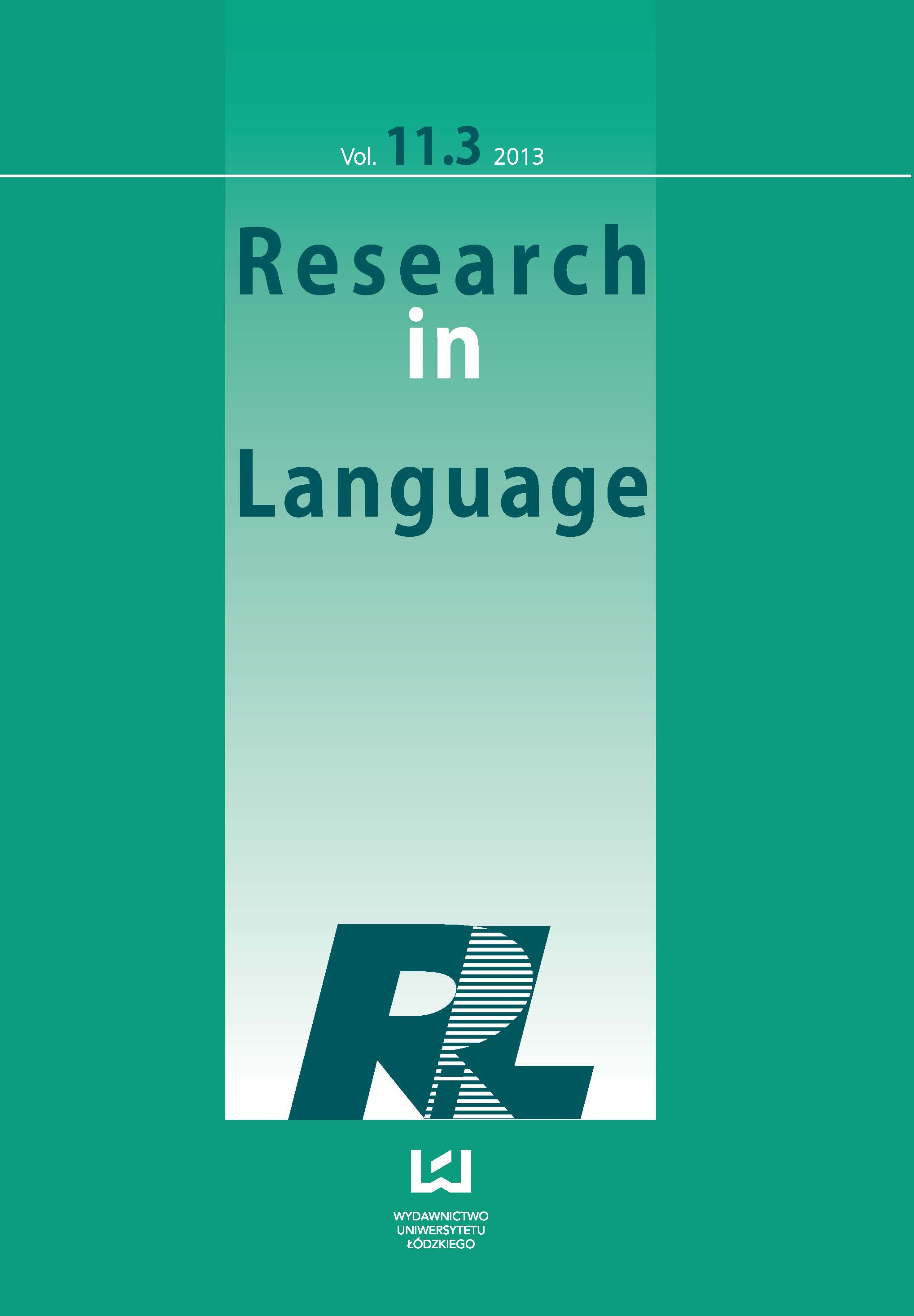 					View Vol. 11 No. 3 (2013)
				