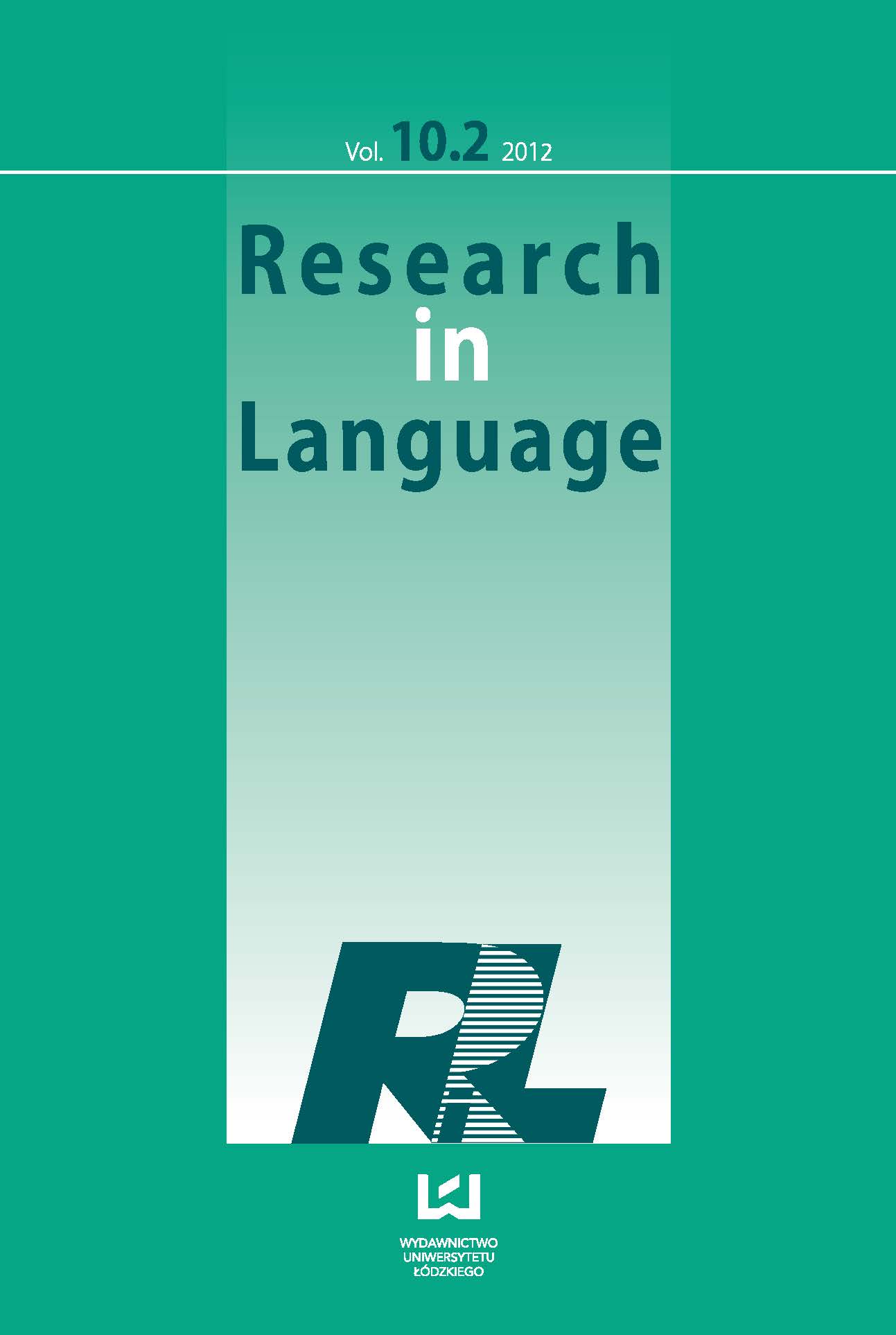 					View Vol. 10 No. 2 (2012)
				