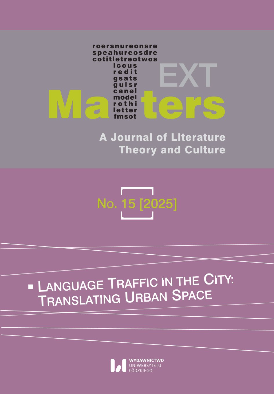 					View No. 15 (2025): Language Traffic in the City: Translating Urban Space
				