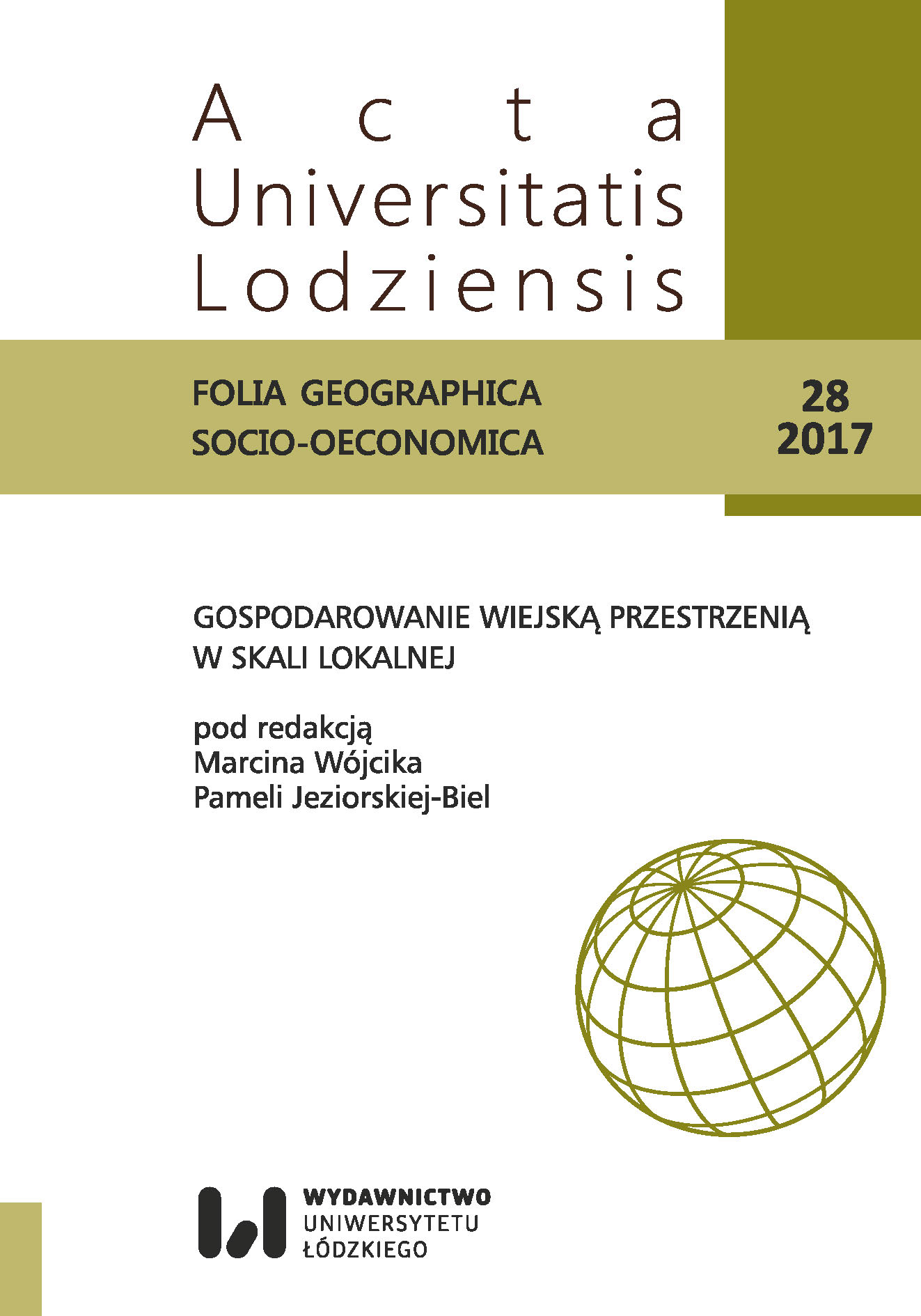 					Pokaż  Nr 28 (2017): Gospodarowanie wiejską przestrzenią w skali lokalnej
				