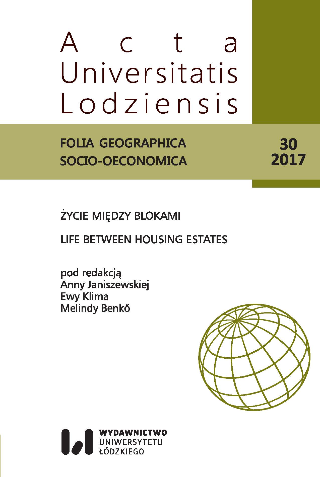					View No. 30 (2017): Life between housing estates
				