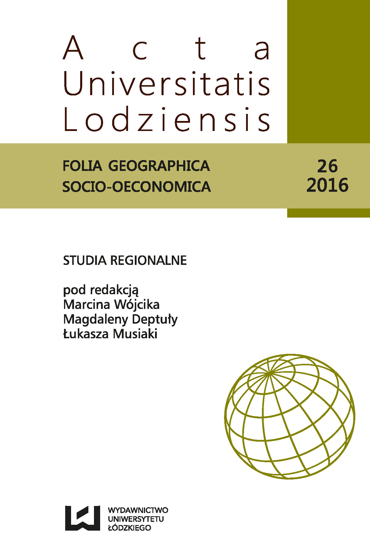 					Pokaż  Nr 26 (2016): Studia Regionalne
				
