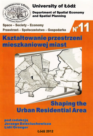 					View No. 11 (2012): SHAPING THE URBAN RESIDENTIAL AREA
				