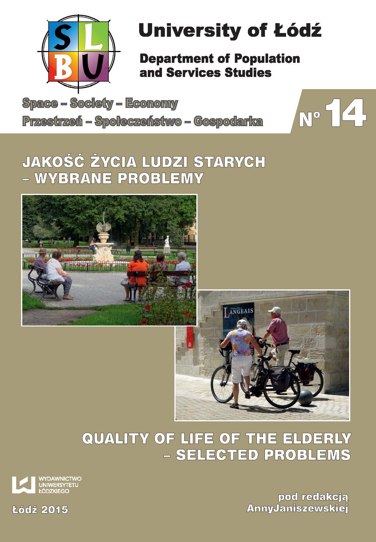 					View No. 14 (2015): Quality of life of the elderly – selected problems
				