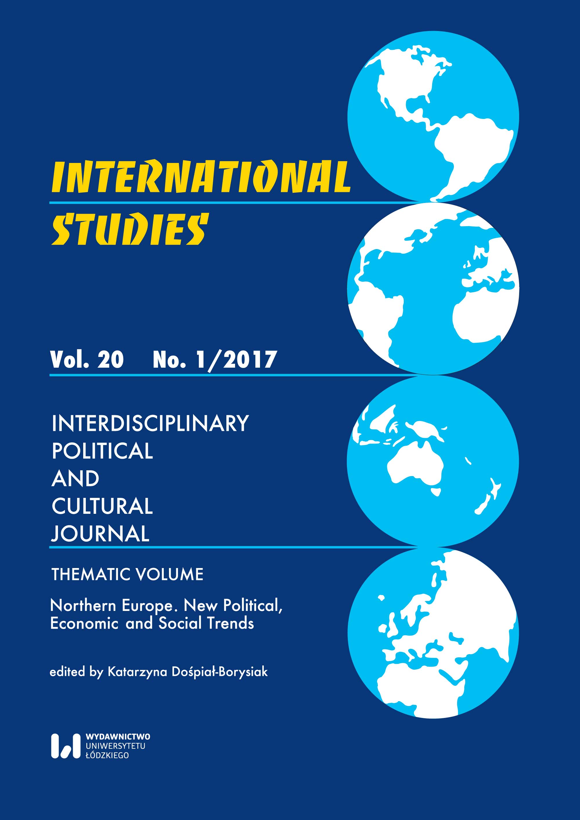 					Pokaż  Tom 20 Nr 1 (2017): International Studies. Interdisciplinary Political and Cultural Journal
				