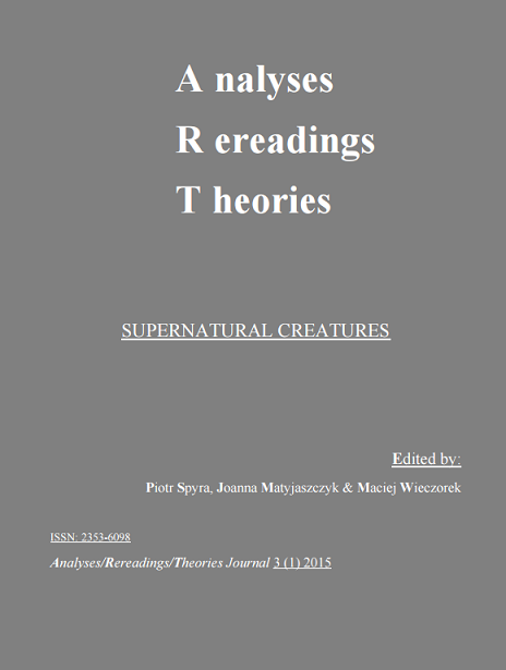 					View Vol. 3 No. 1 (2015): Supernatural Creatures
				