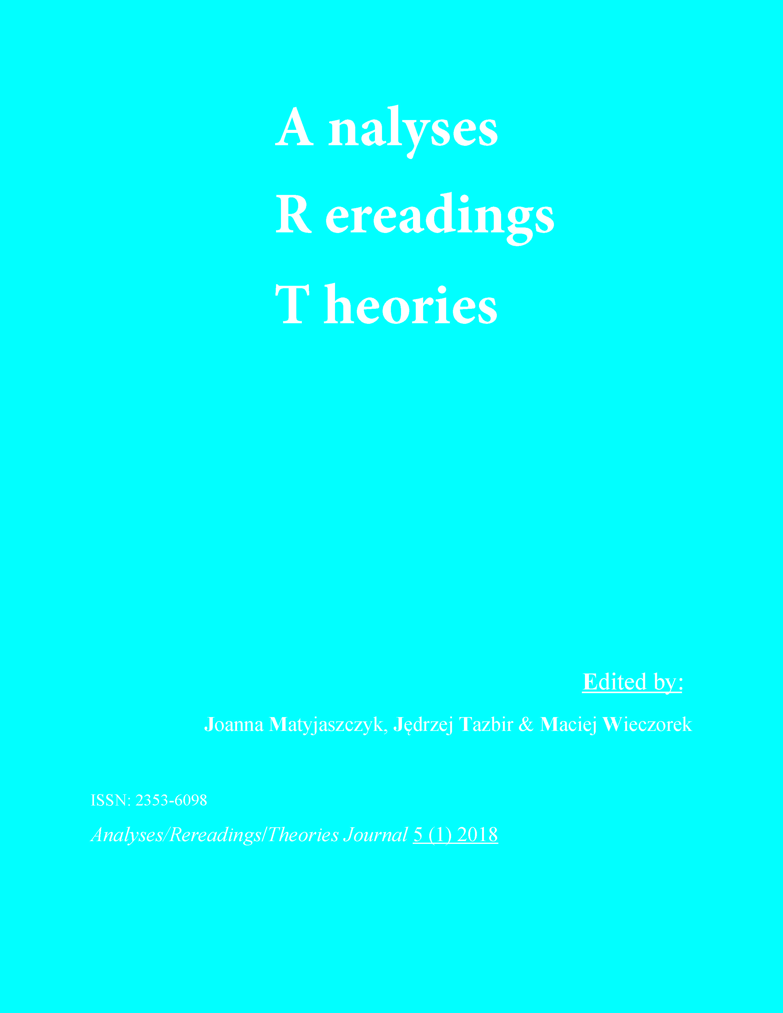 					View Vol. 5 No. 1 (2018)
				